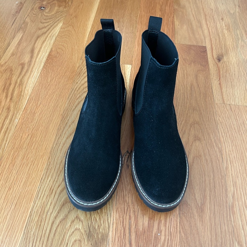 Dolce Vita Black Suede Women’s Chelsea Boots